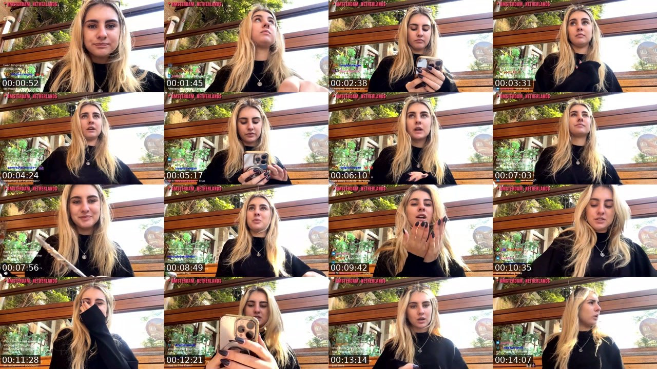 Contact-sheet preview of gracelyra's Twitch recording