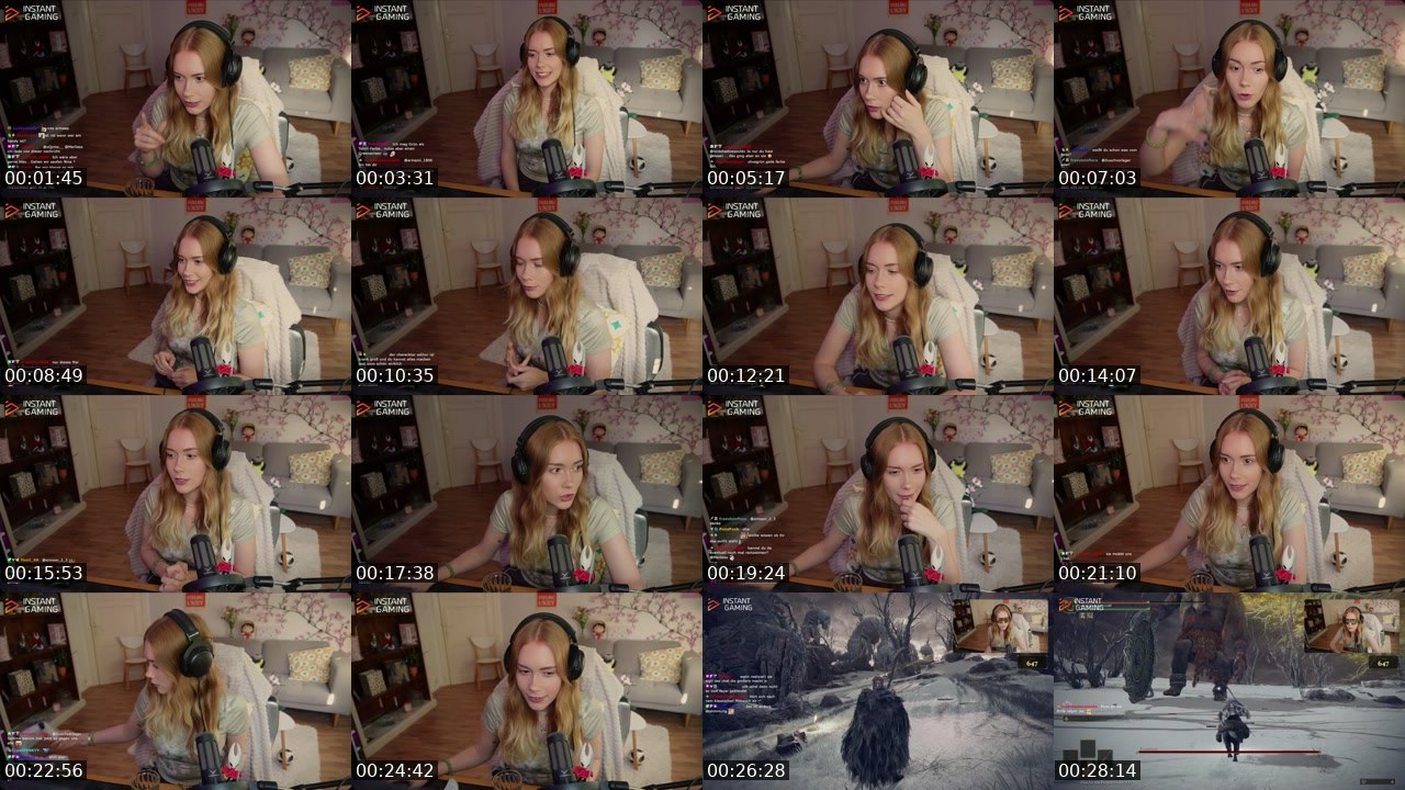 Contact-sheet preview of Merliess's Twitch recording
