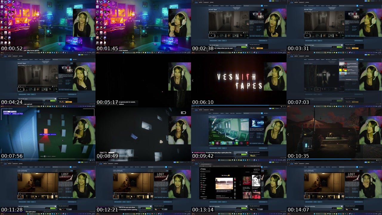 Contact-sheet preview of myrhel's Twitch recording