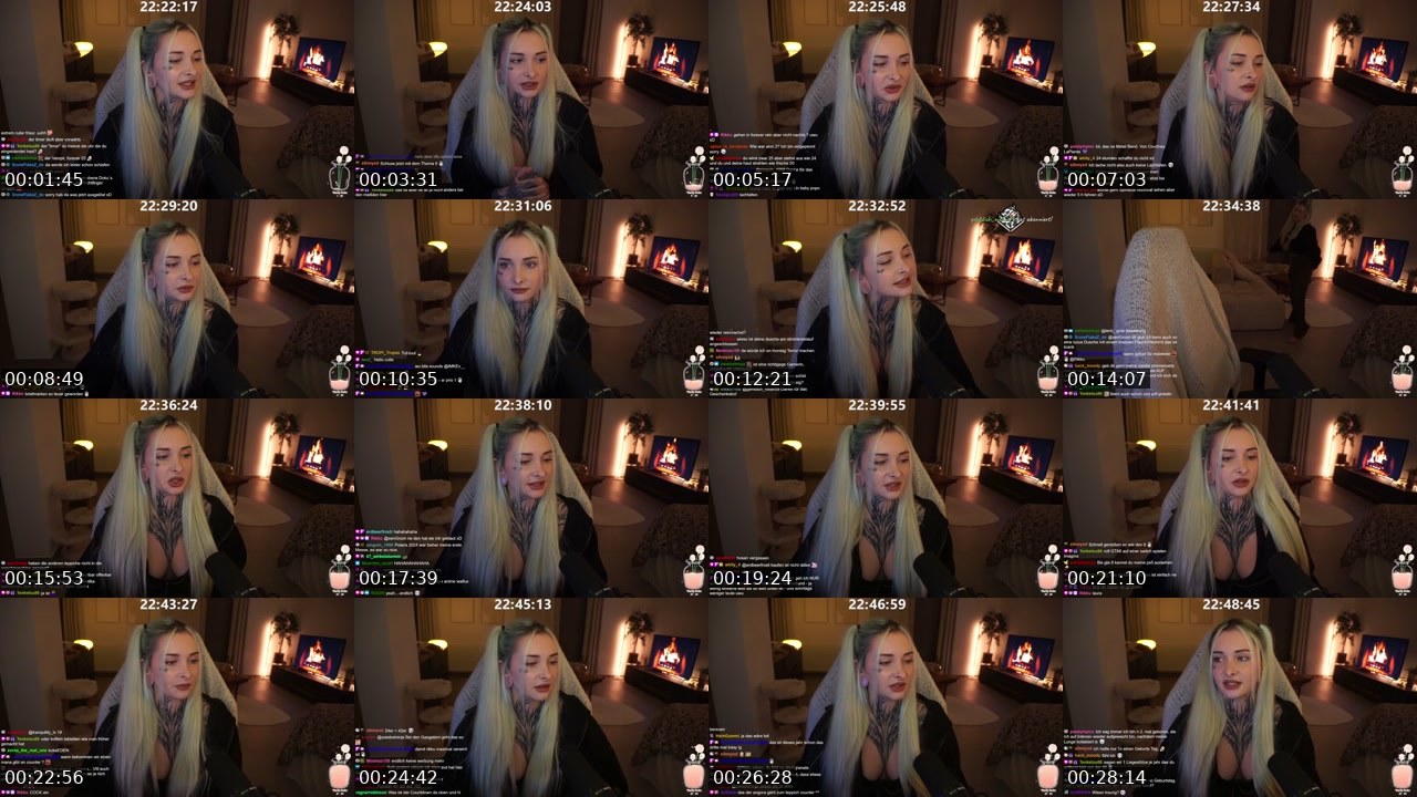 Contact-sheet preview of EdenNymph's Twitch recording
