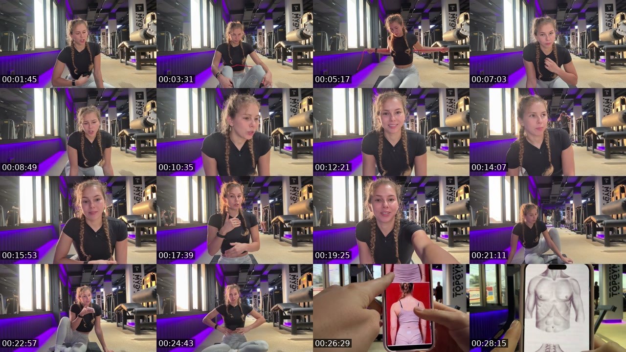 Contact-sheet preview of VeraFromNord's Twitch recording