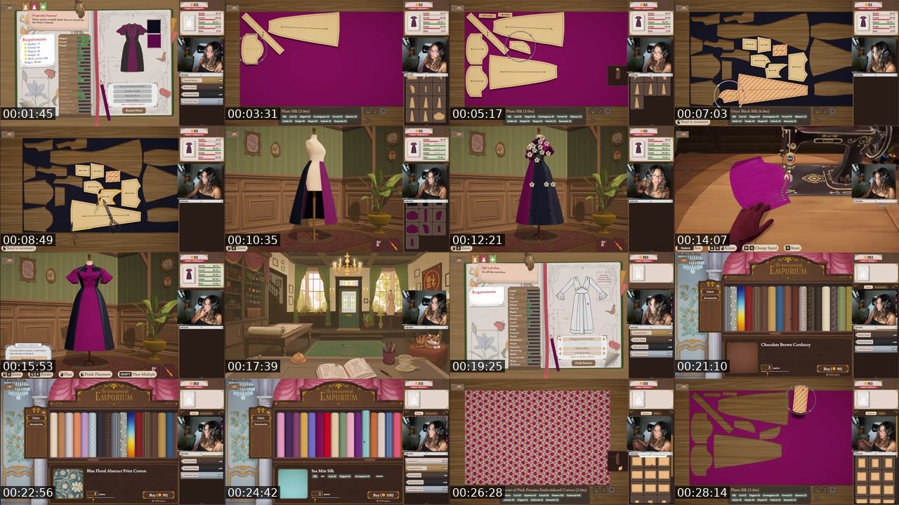 Contact-sheet preview of brookestreamz's Twitch recording