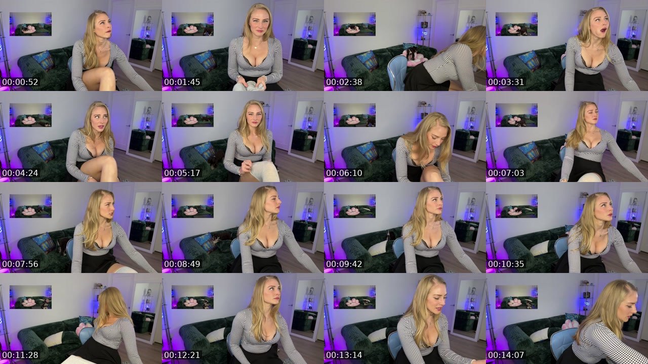 Contact-sheet preview of BadVenus's Twitch recording