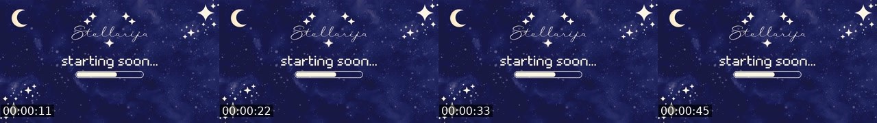 Contact-sheet preview of stellarija's Twitch recording