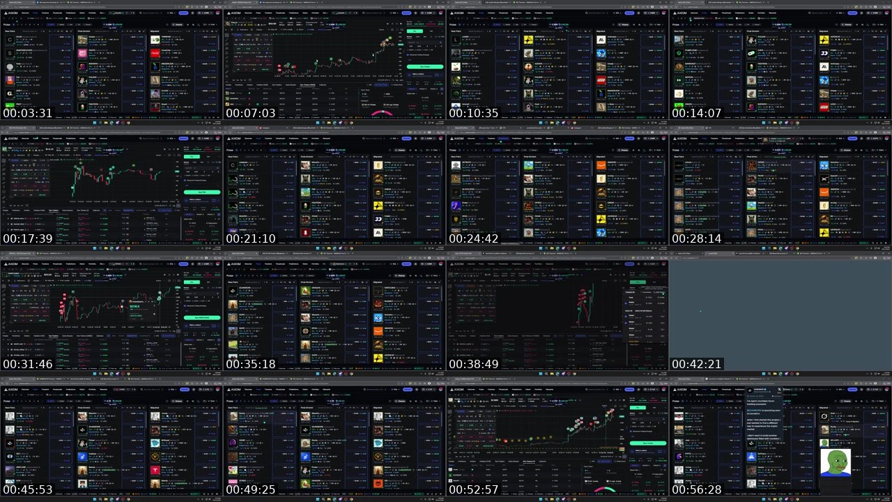 Contact-sheet preview of cented's Twitch recording