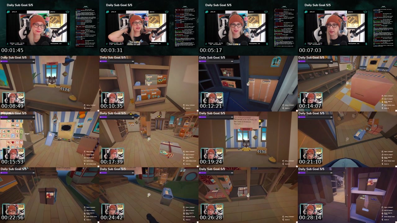 Contact-sheet preview of tenacious_dee_'s Twitch recording