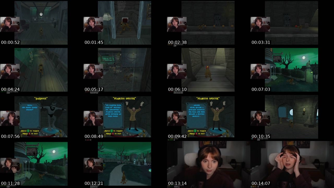 Contact-sheet preview of slowpukeLIVE's Twitch recording