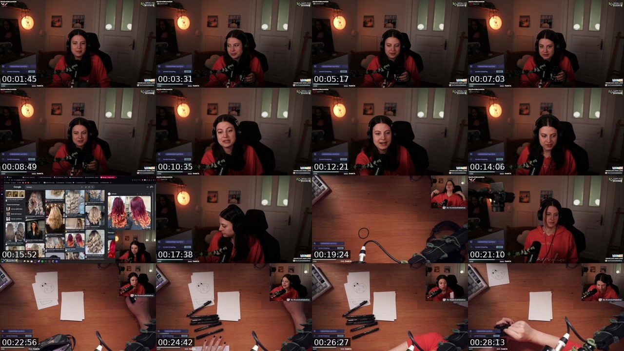 Contact-sheet preview of cathakaktus's Twitch recording