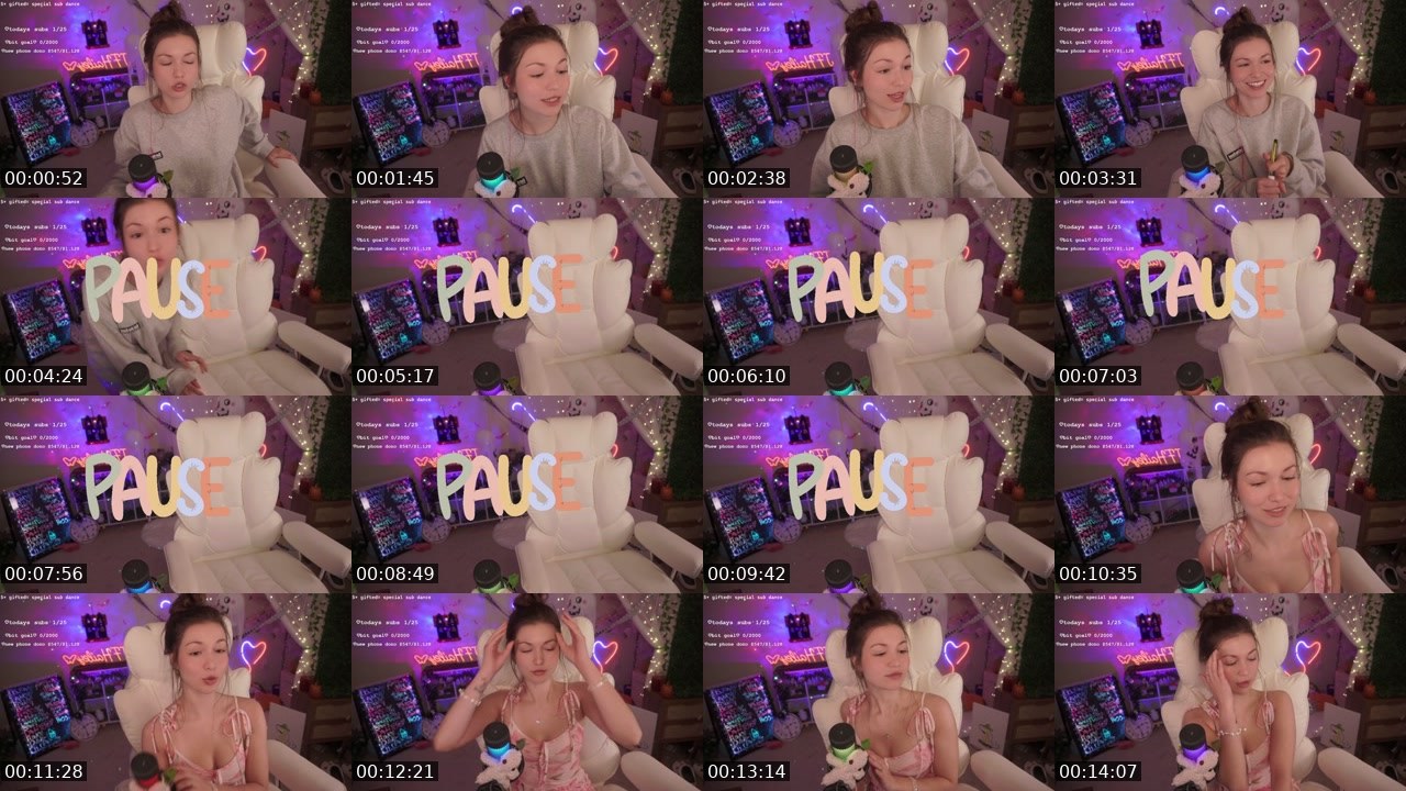 Contact-sheet preview of JFHailey's Twitch recording