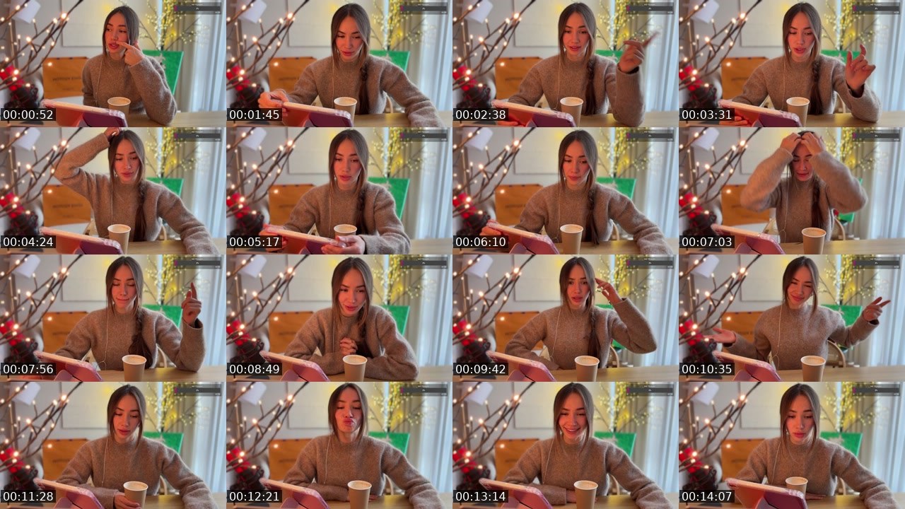 Contact-sheet preview of AlishaMalinova's Twitch recording