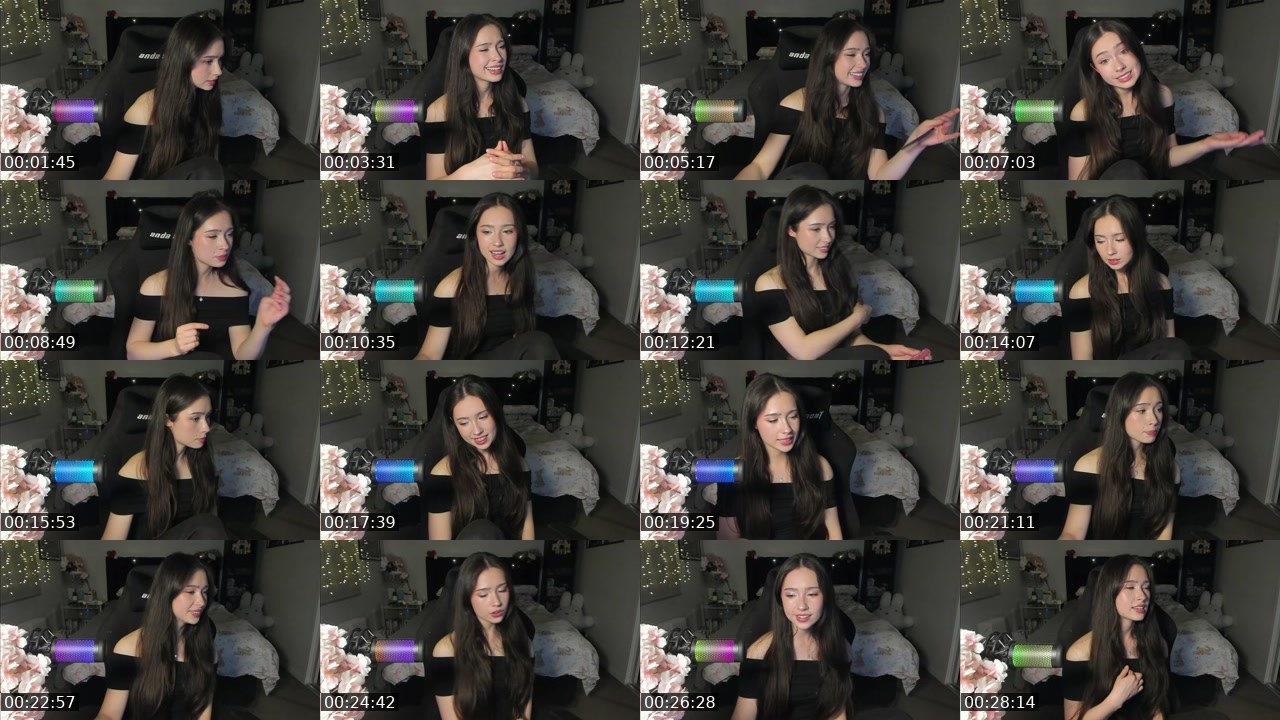 Contact-sheet preview of TannaGrace's Twitch recording