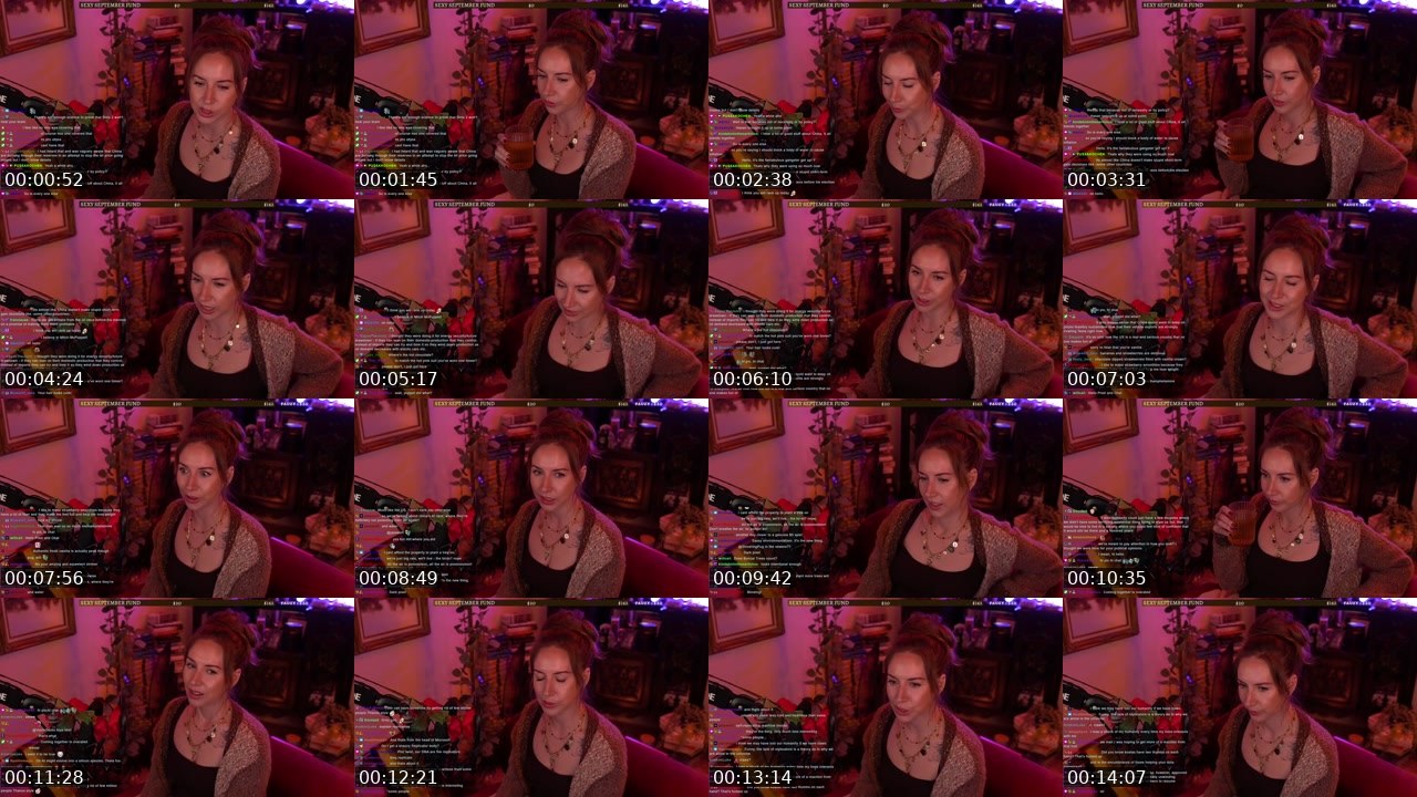 Contact-sheet preview of pixelsmixel's Twitch recording