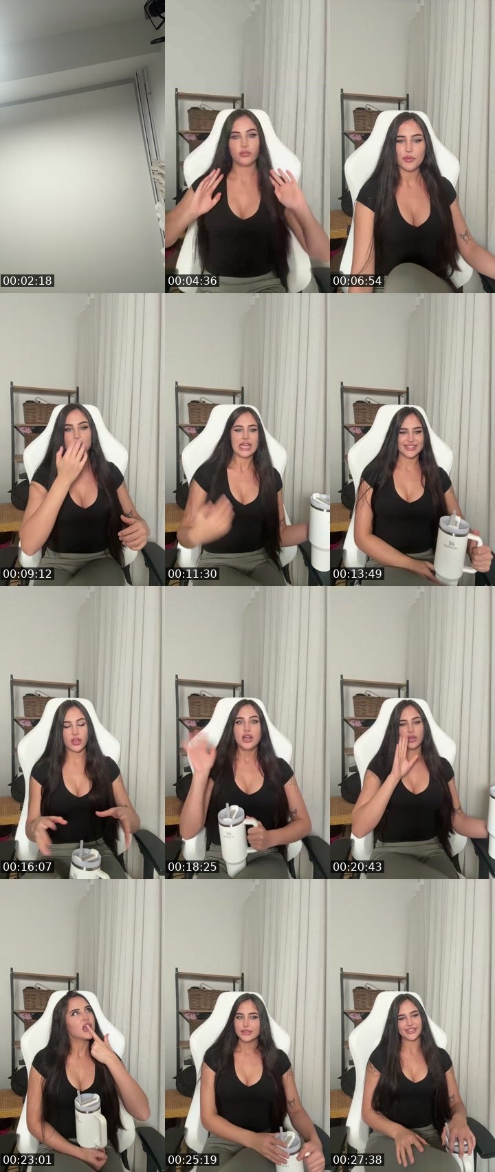 Contact-sheet preview of MistieSage's Twitch recording