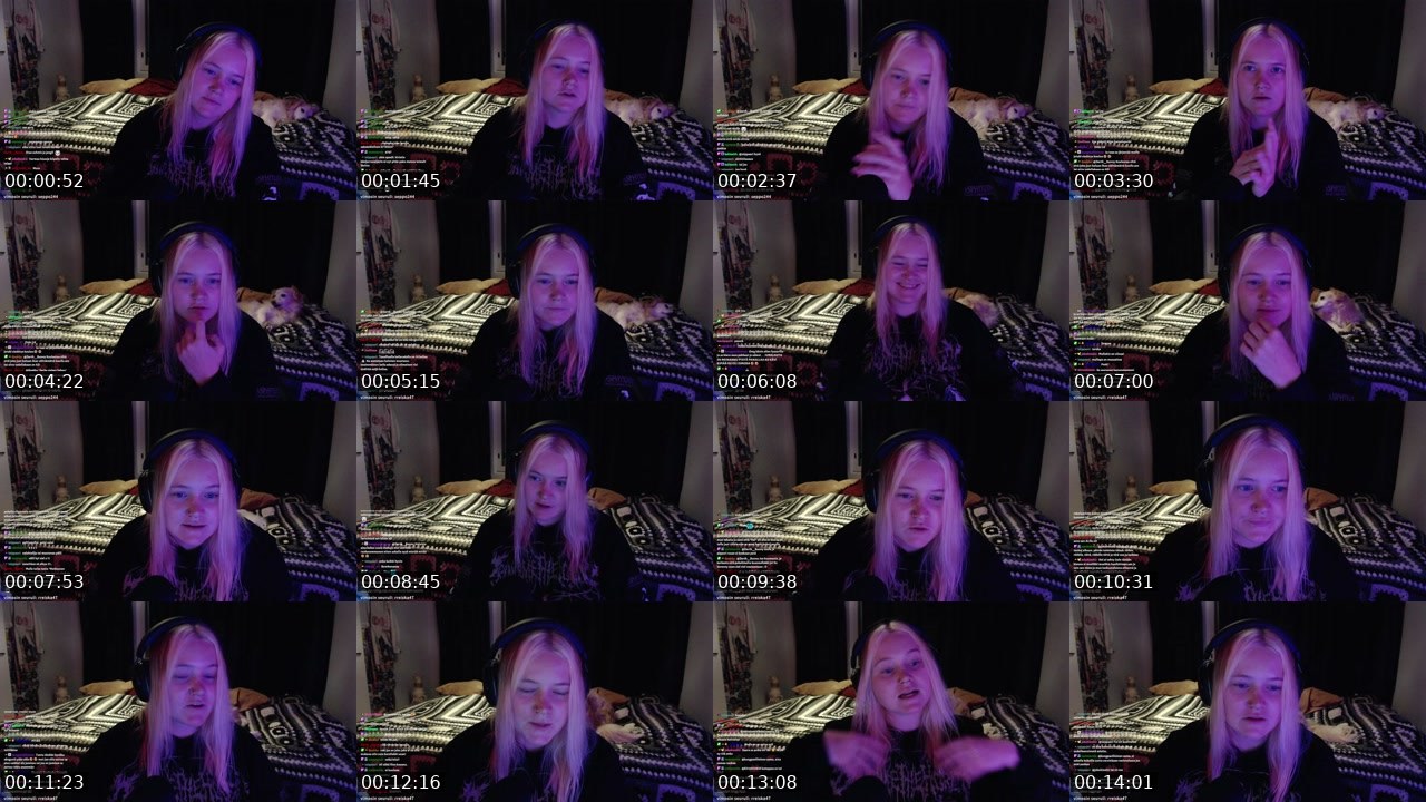 Contact-sheet preview of suhmuri's Twitch recording
