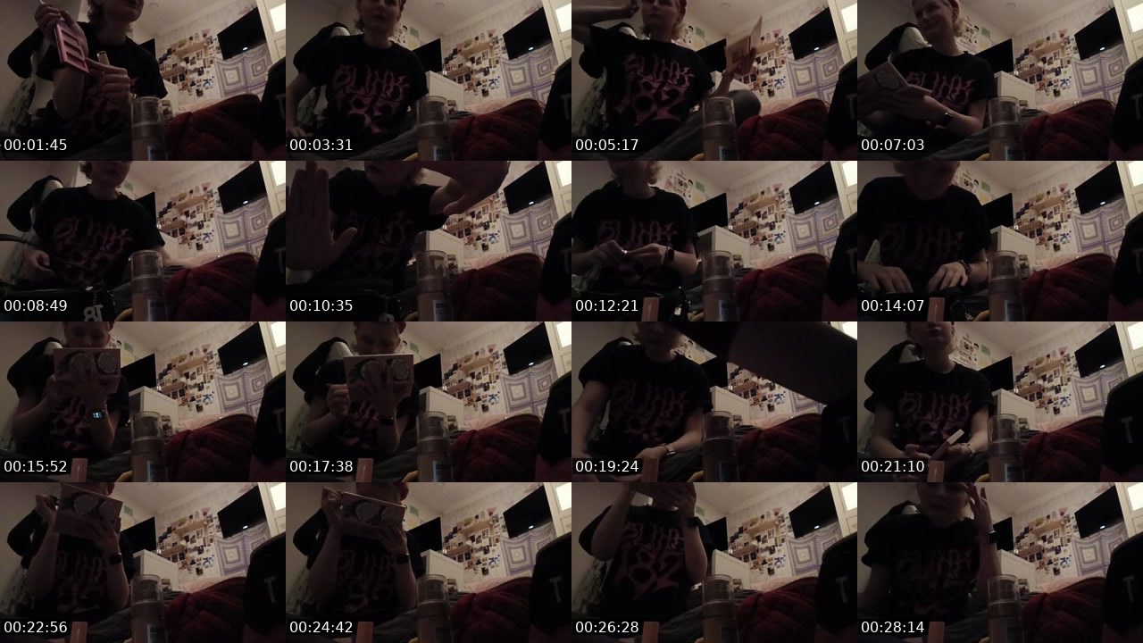 Contact-sheet preview of iffybread's Twitch recording