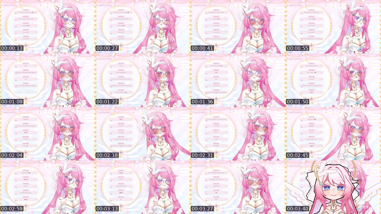 Contact-sheet preview of Allusunday's Twitch recording