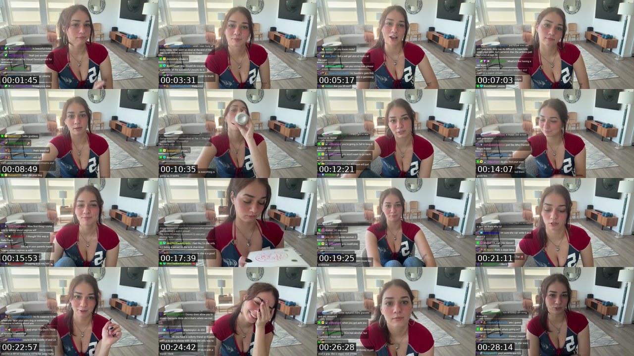 Contact-sheet preview of Kirbe's Twitch recording