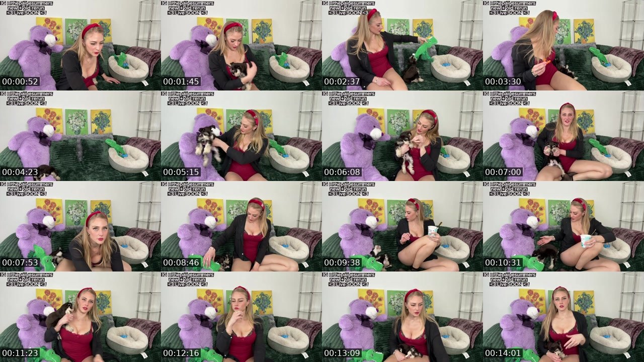 Contact-sheet preview of BadVenus's Twitch recording