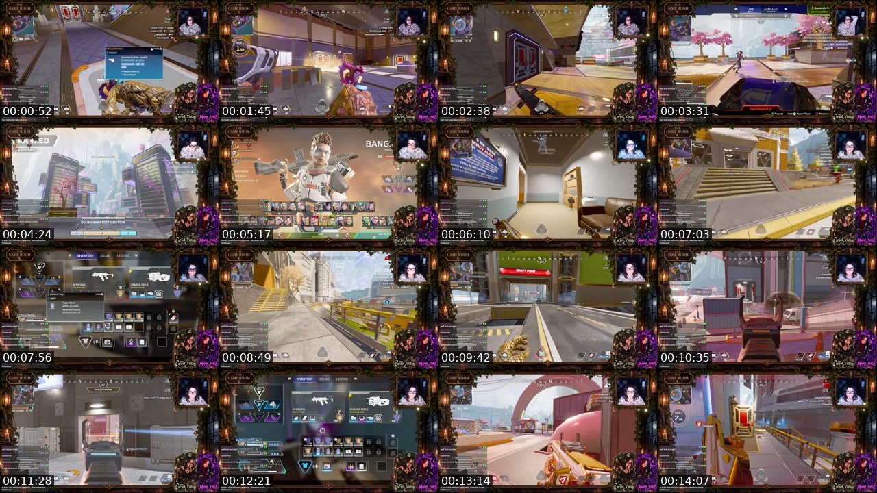 Contact-sheet preview of Cursed_Vintage's Twitch recording