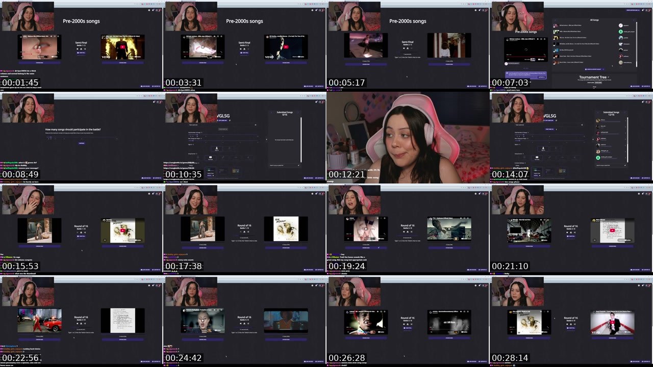 Contact-sheet preview of belflower_'s Twitch recording