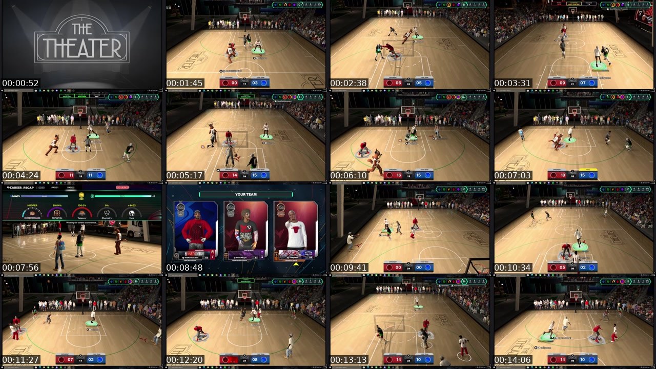 Contact-sheet preview of caitynem's Twitch recording