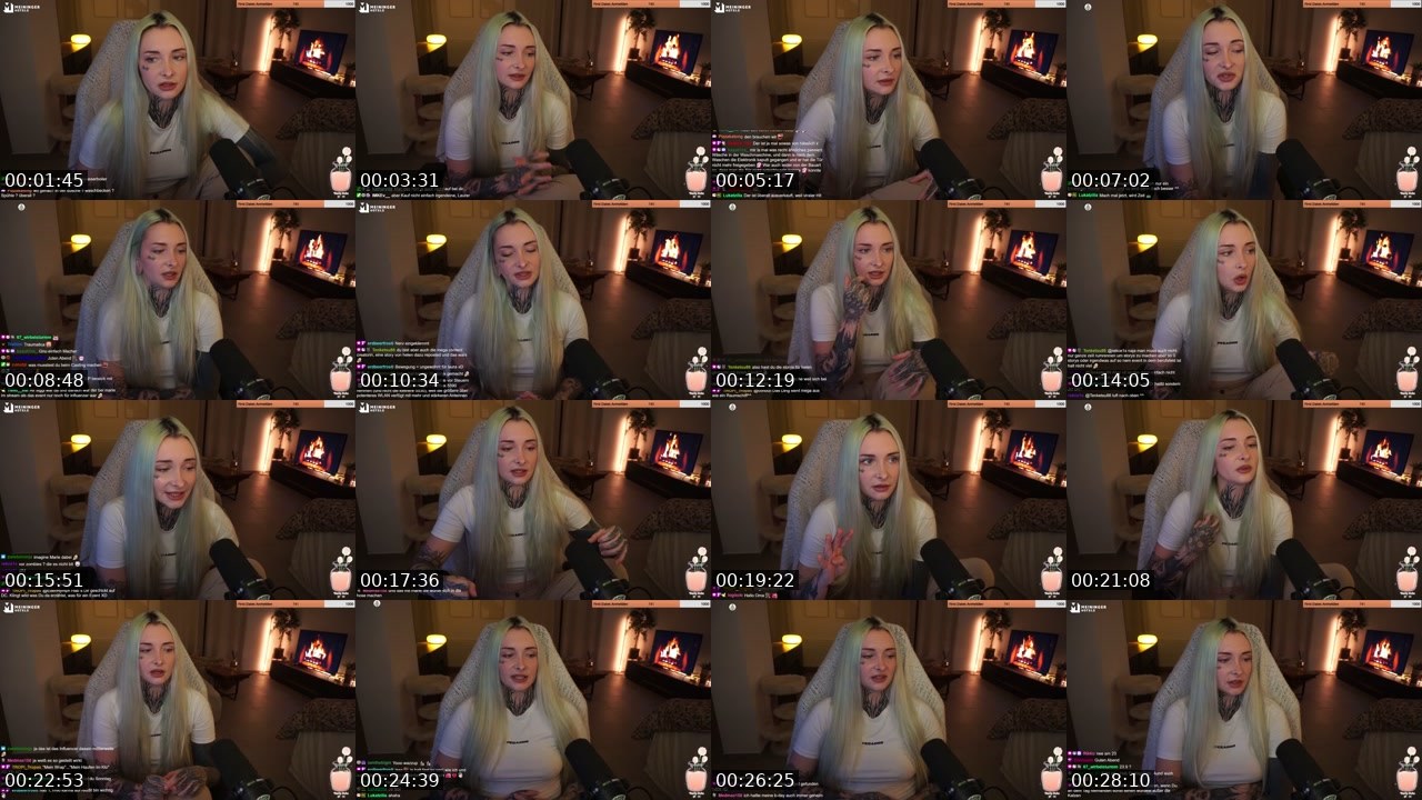 Contact-sheet preview of EdenNymph's Twitch recording