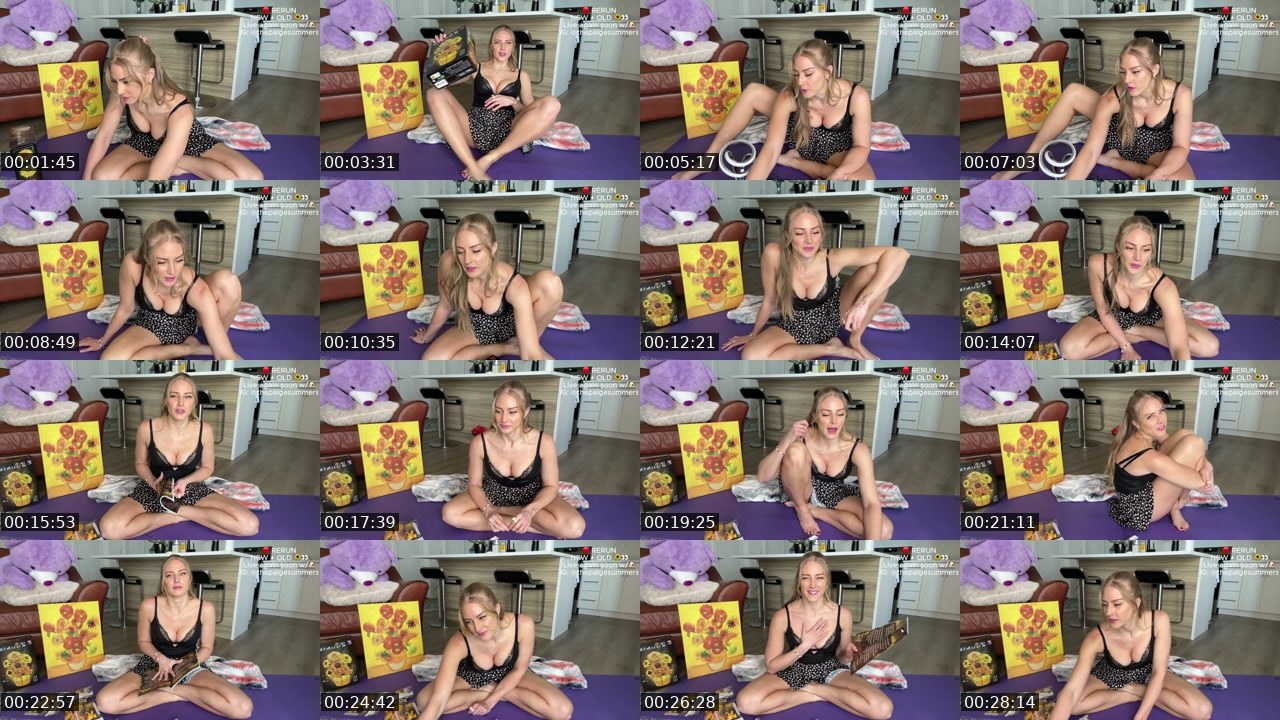 Contact-sheet preview of BadVenus's Twitch recording