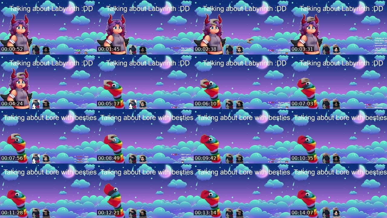 Contact-sheet preview of Viipyy_'s Twitch recording