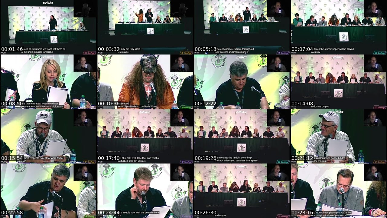 Contact-sheet preview of QueenFuegy's Twitch recording