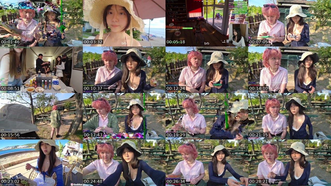 Contact-sheet preview of urlaurd's Twitch recording