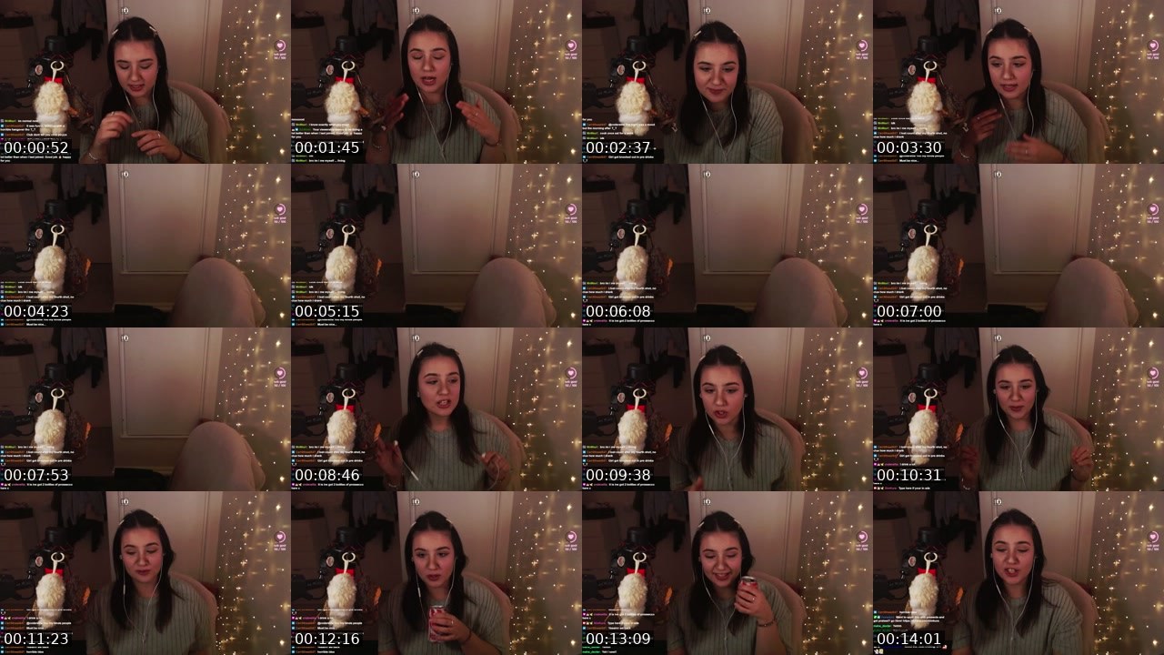 Contact-sheet preview of SimKura's Twitch recording