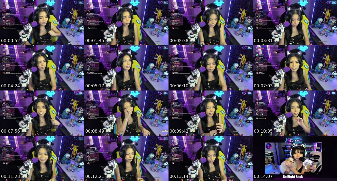 Contact-sheet preview of JosClaps's Twitch recording