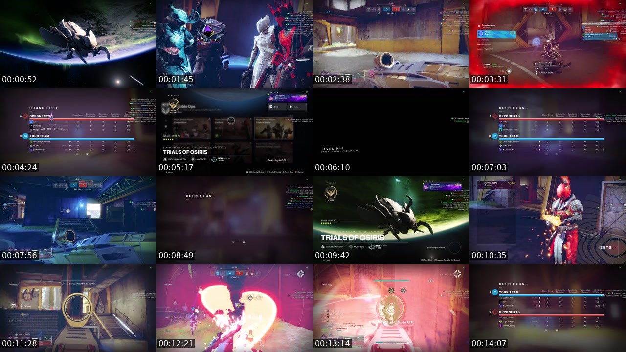 Contact-sheet preview of Alursi's Twitch recording