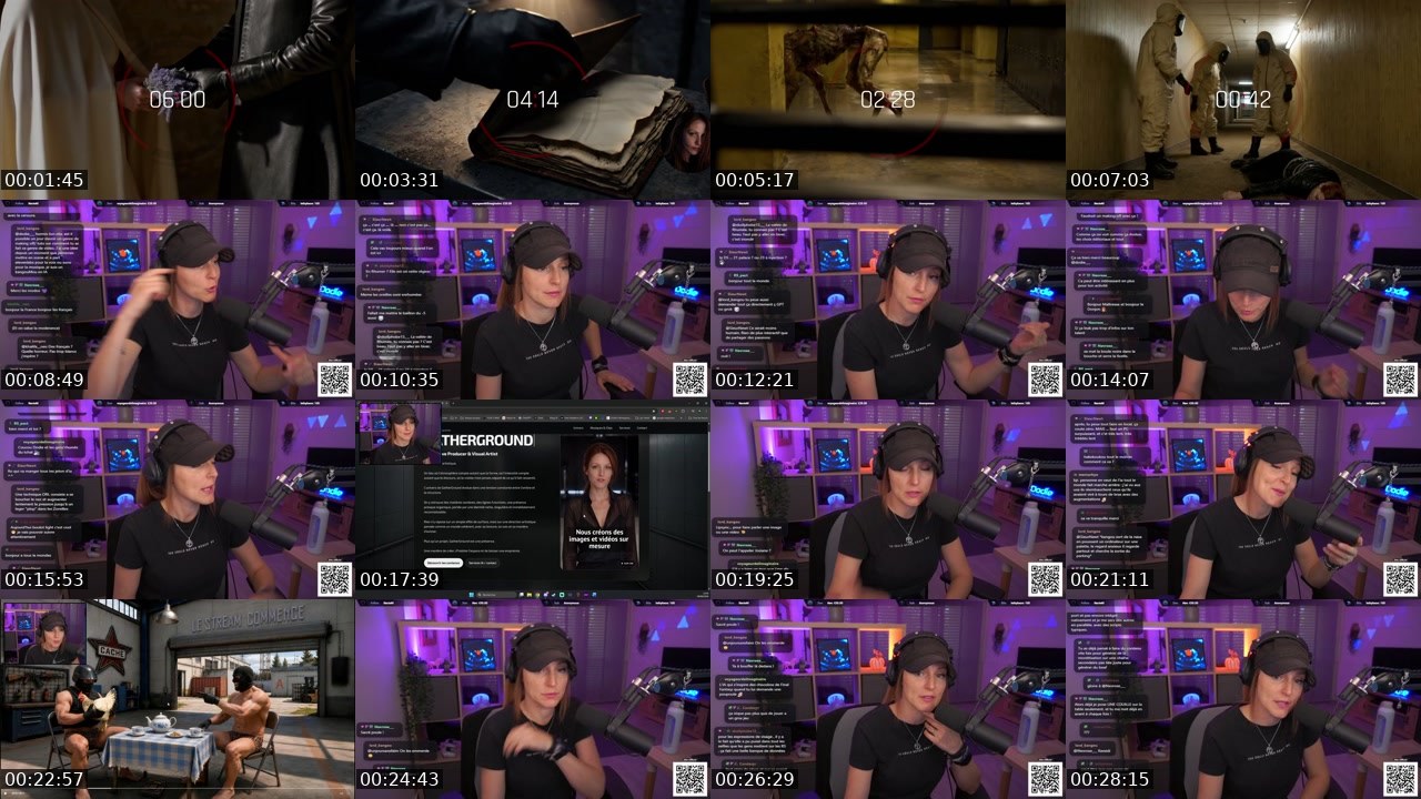 Contact-sheet preview of Dodie___'s Twitch recording