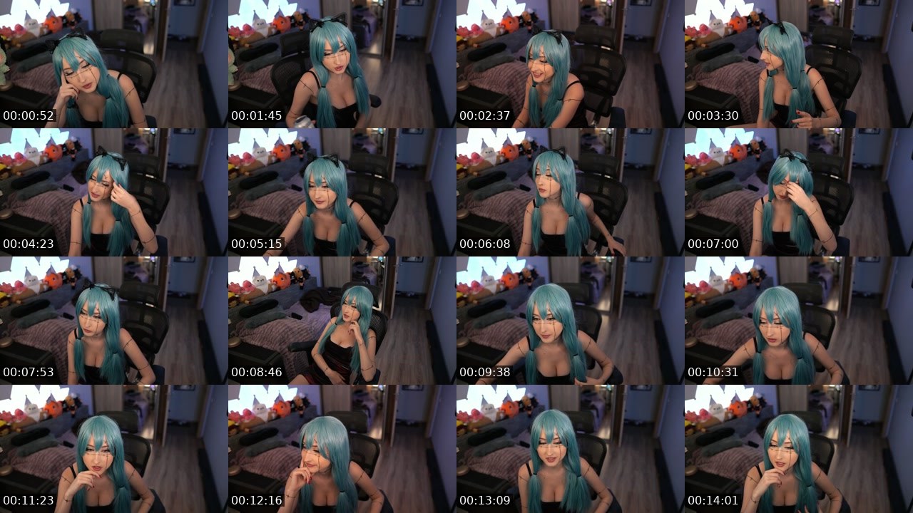 Contact-sheet preview of Rineksalol's Twitch recording