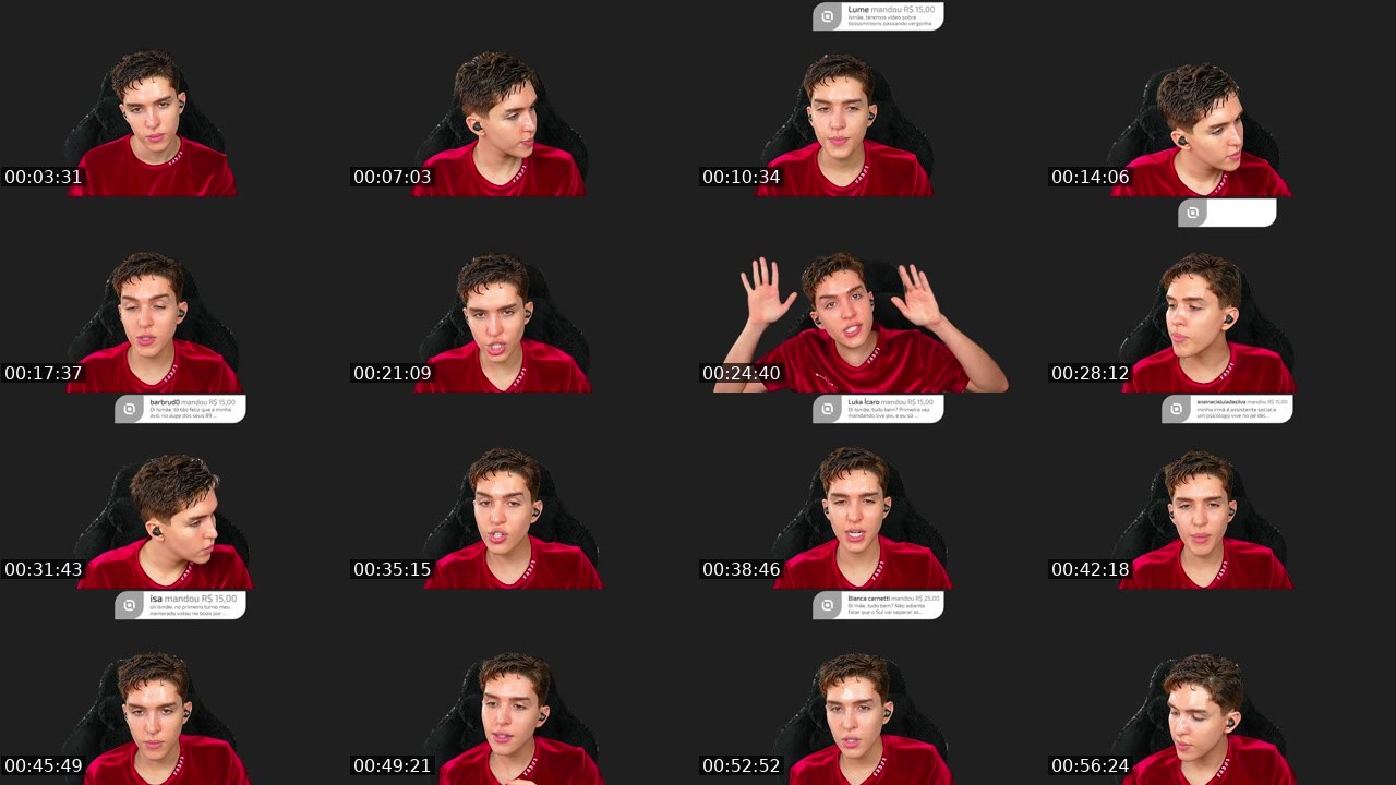 Contact-sheet preview of ISMEIOW's Twitch recording