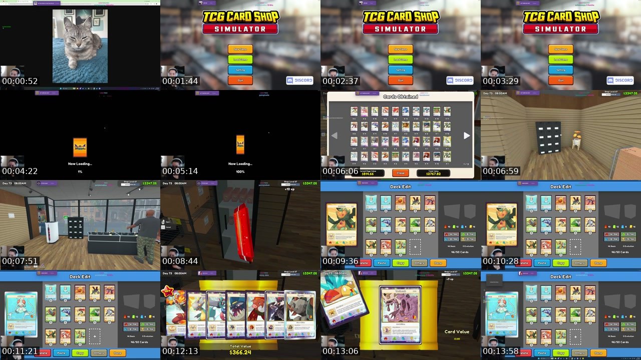 Contact-sheet preview of AtomicHuskie's Twitch recording