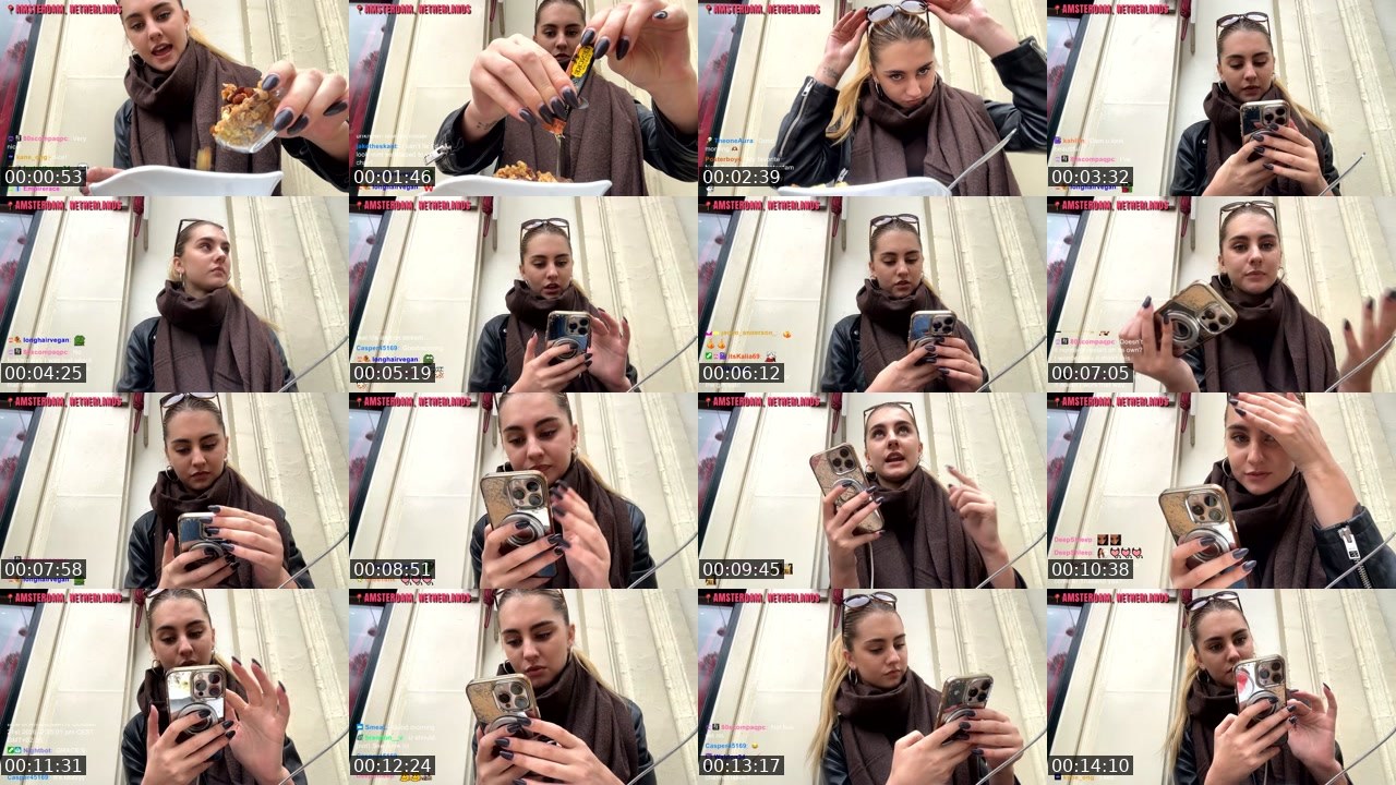 Contact-sheet preview of gracelyra's Twitch recording