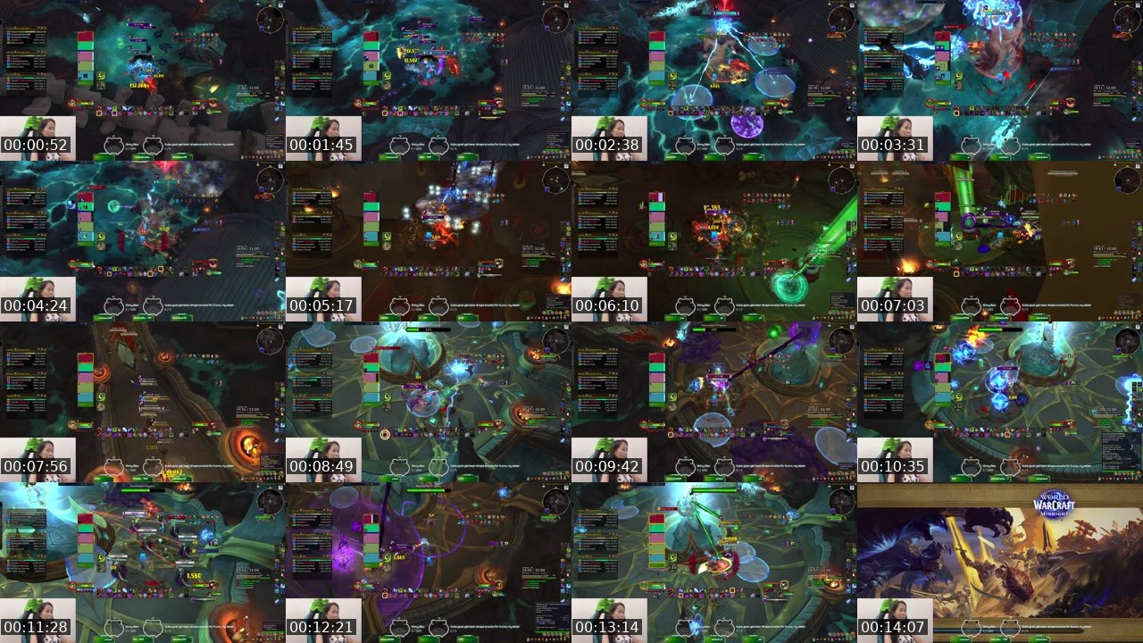Contact-sheet preview of AcidK's Twitch recording