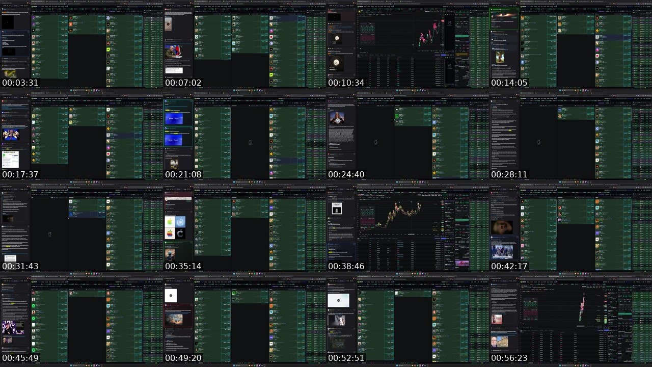 Contact-sheet preview of dusty's Twitch recording