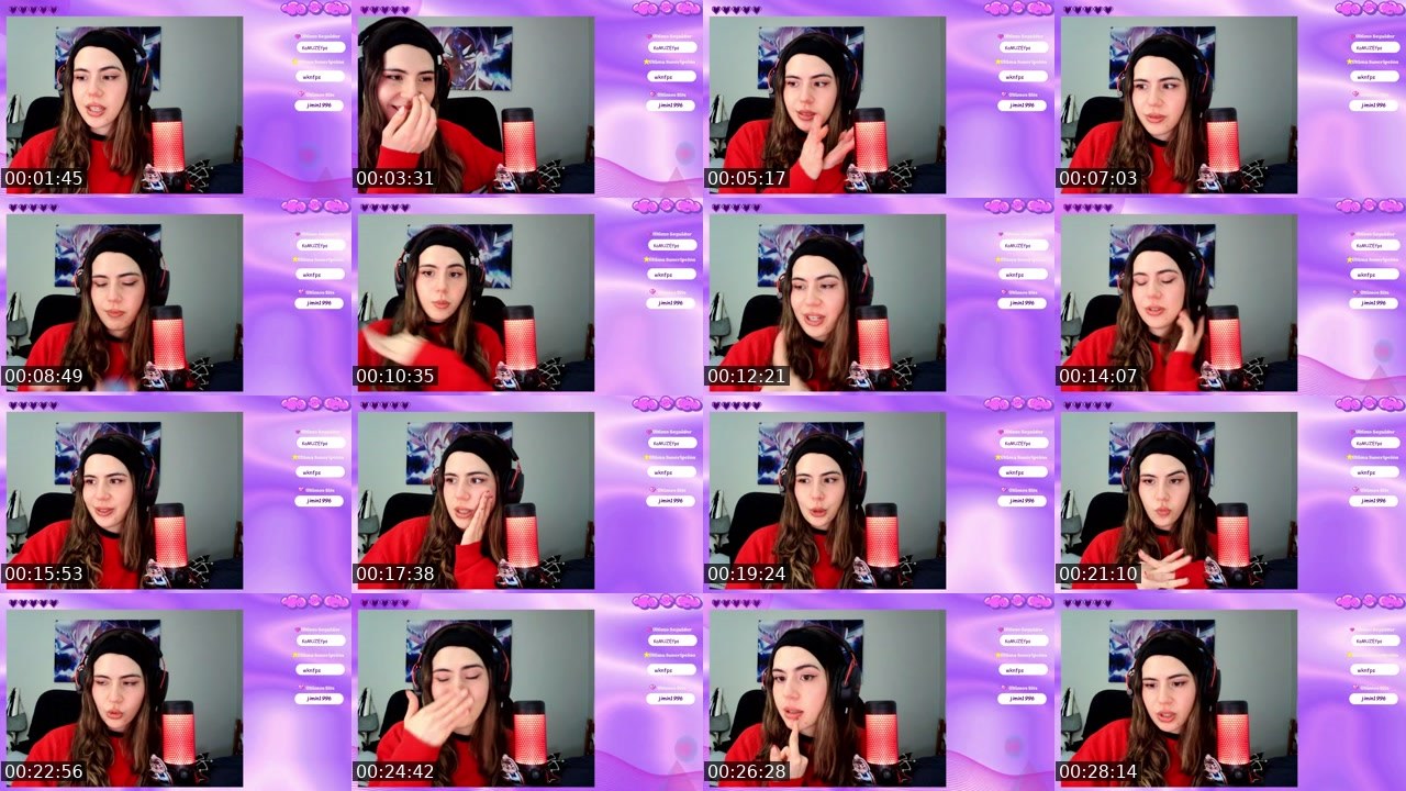 Contact-sheet preview of blooomcita's Twitch recording