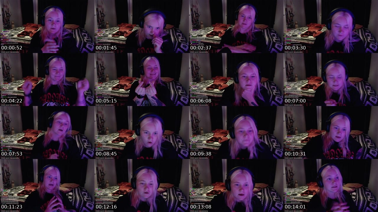 Contact-sheet preview of suhmuri's Twitch recording