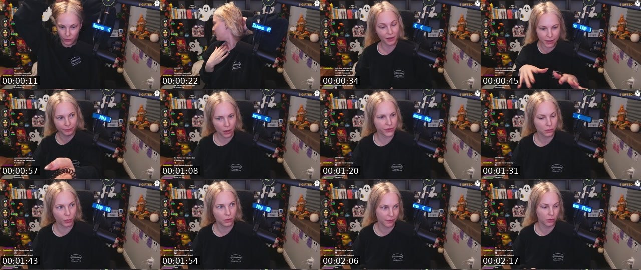 Contact-sheet preview of Hot_Ann_Streamy's Twitch recording