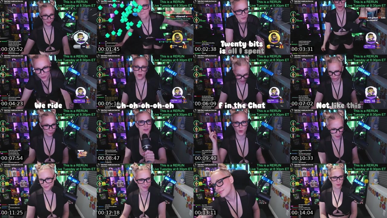 Contact-sheet preview of Hot_Ann_Streamy's Twitch recording