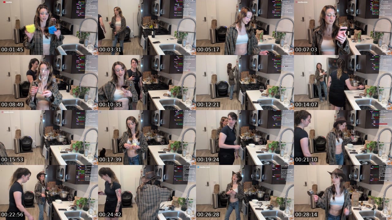 Contact-sheet preview of Nezba's Twitch recording