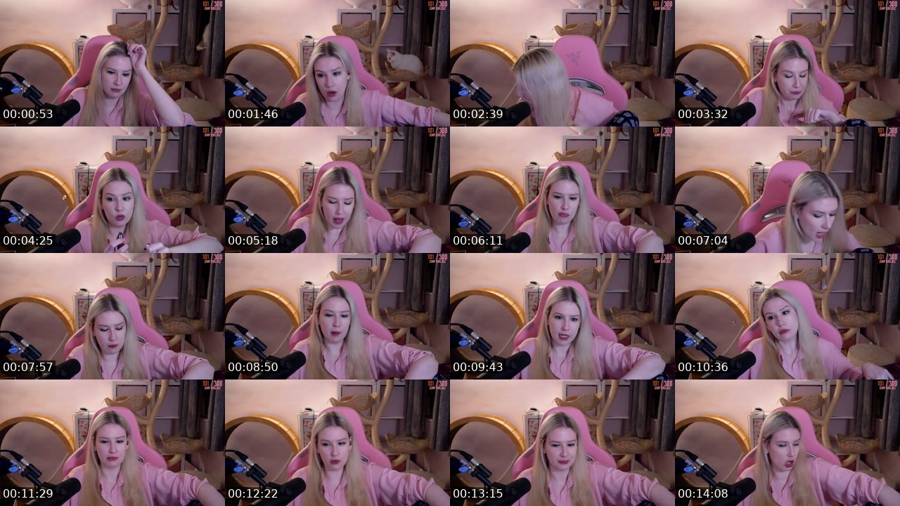 Contact-sheet preview of DomesticBliss's Twitch recording