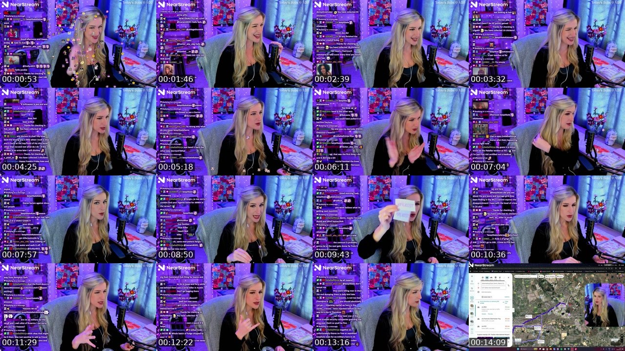Contact-sheet preview of keepitKate's Twitch recording