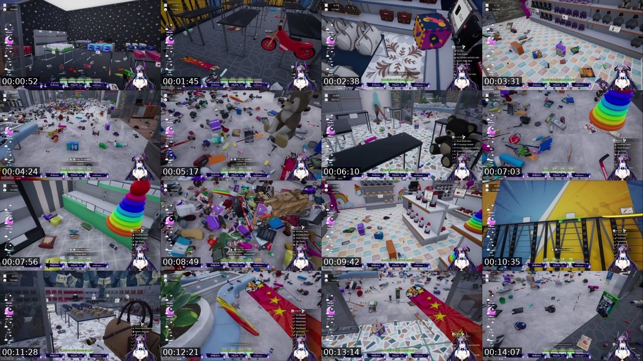 Contact-sheet preview of Azyhel's Twitch recording