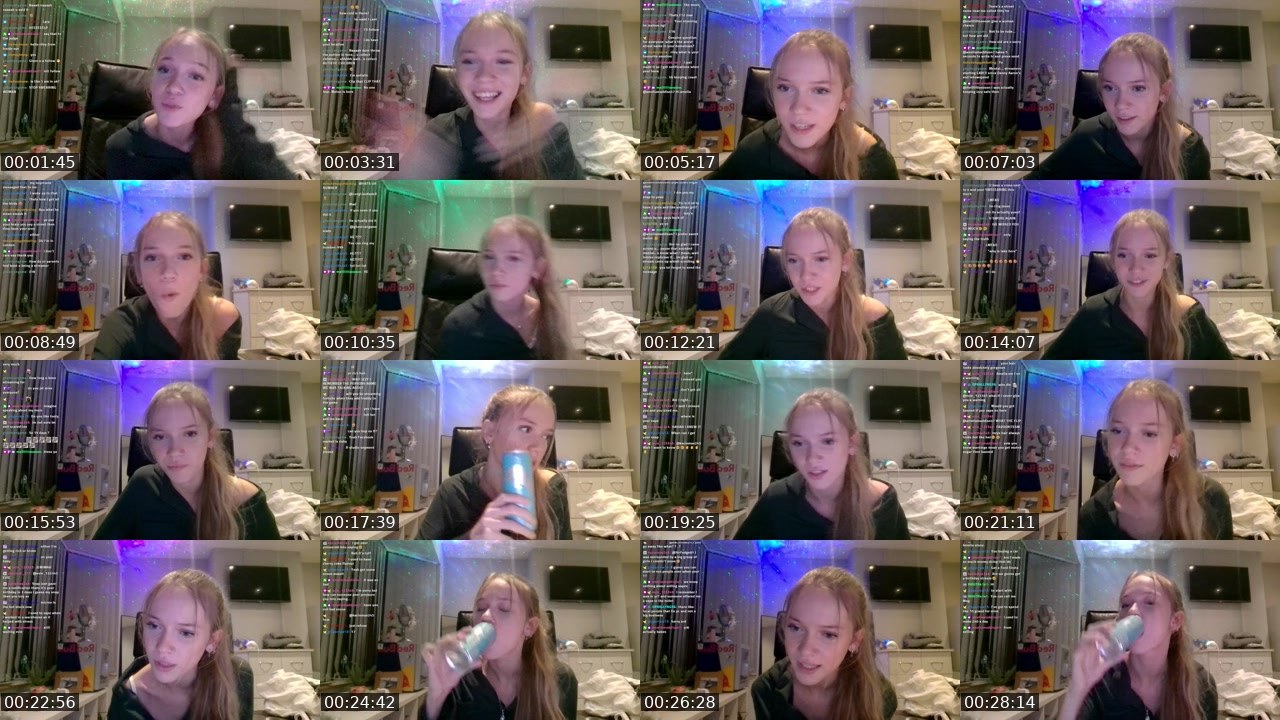 Contact-sheet preview of vineless's Twitch recording