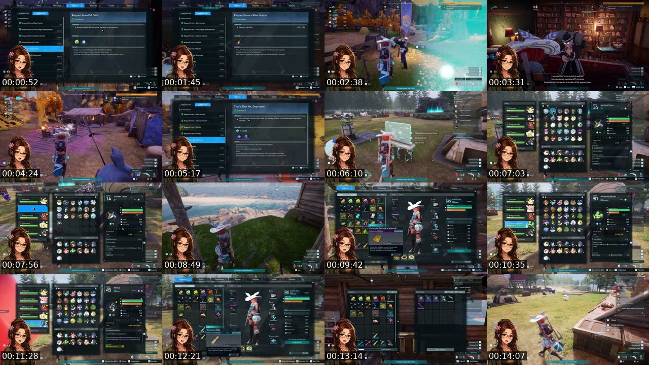 Contact-sheet preview of Cassies_Turtlepod's Twitch recording
